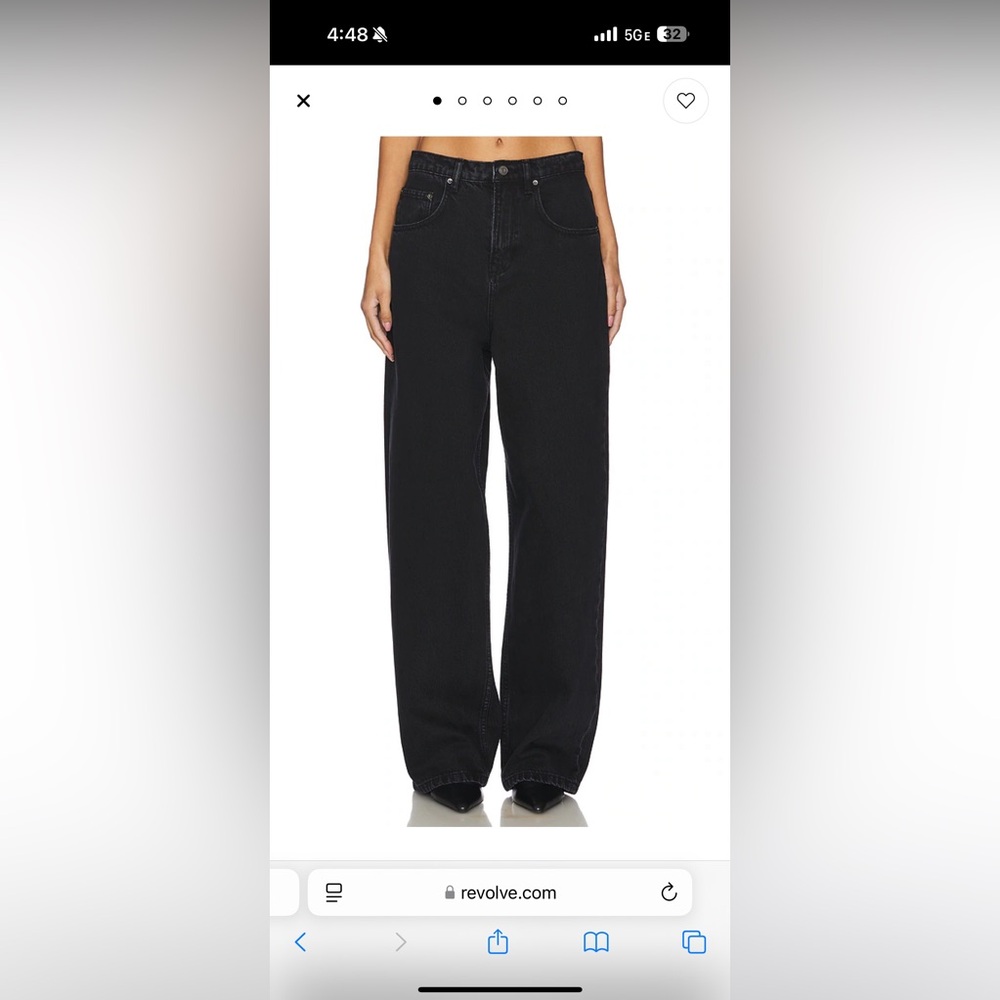GRFRND Enya Drop Rise Jeans in Niseko, size 25